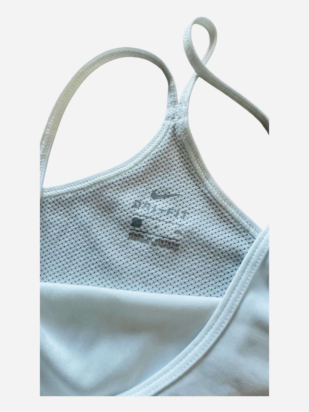 Nike White Racerback Performance Tank - Picture 3 of 3